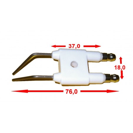 Podwójna elektroda zapłonowa do Karcher HDS