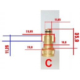 ADAPTOR/BAYONET DO MYJEK CIŚNIENIOWYCH BOSCH