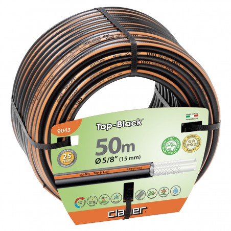 Wąż Claber 5/8" Top Black 14-19 mm 50 m