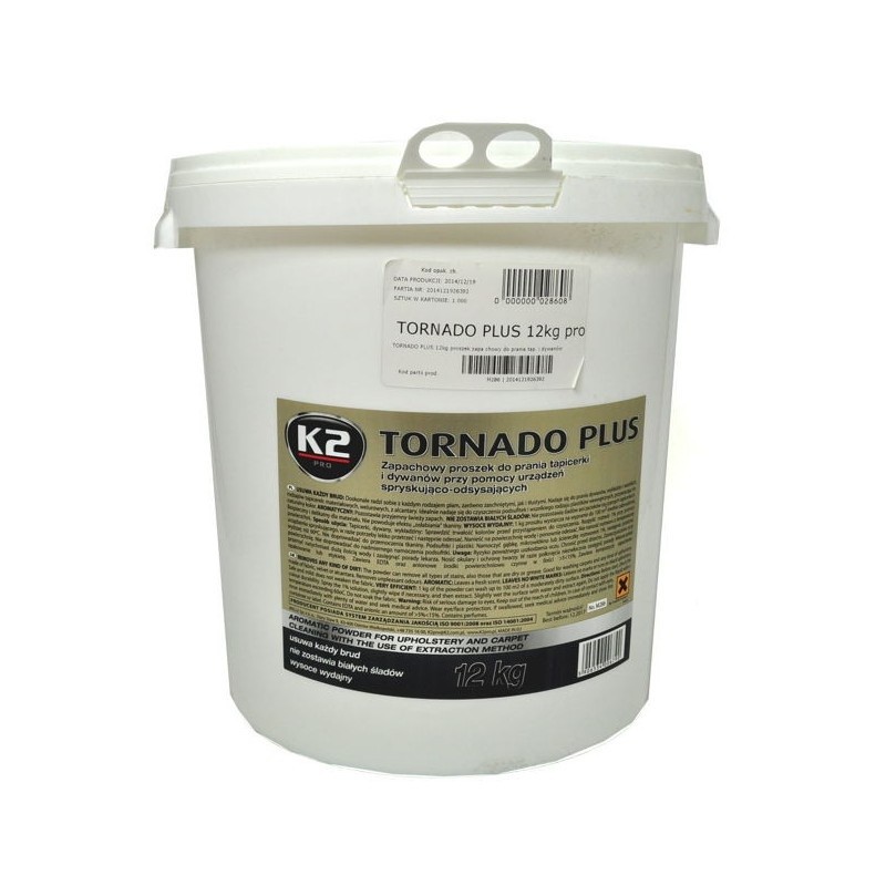 K2 TORNADO PLUS - Proszek do prania ekstrakcyjnego